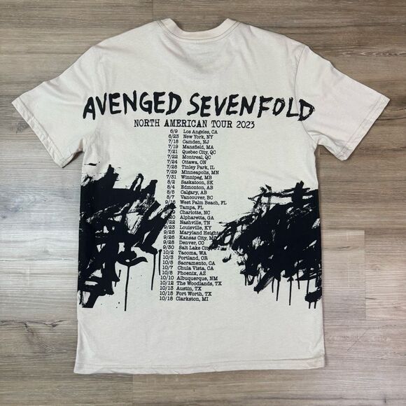 Avenged Sevenfold Size S North American Tour Tee Just Dont Understand Skeleton - Picture 4 of 4